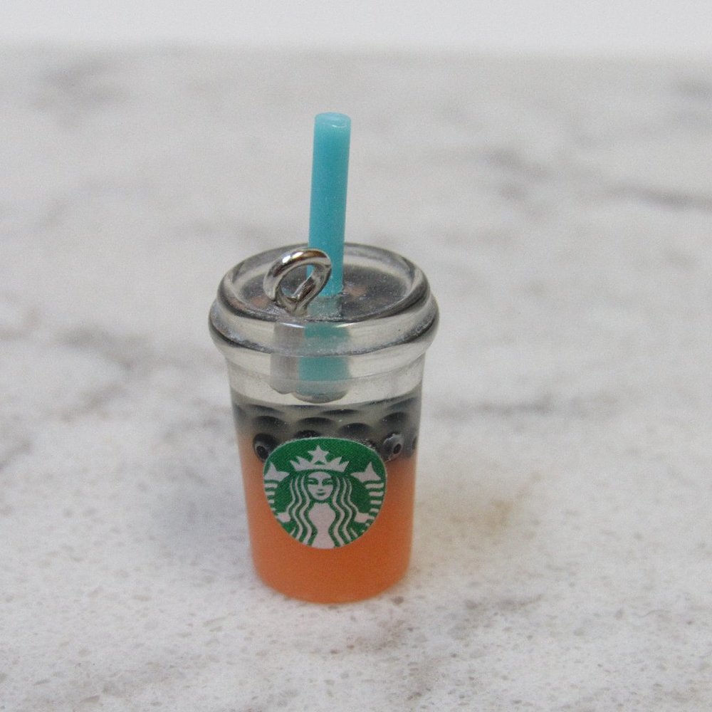 Starbucks Latte Mini Pendant Charm For Necklace Or Bracelet